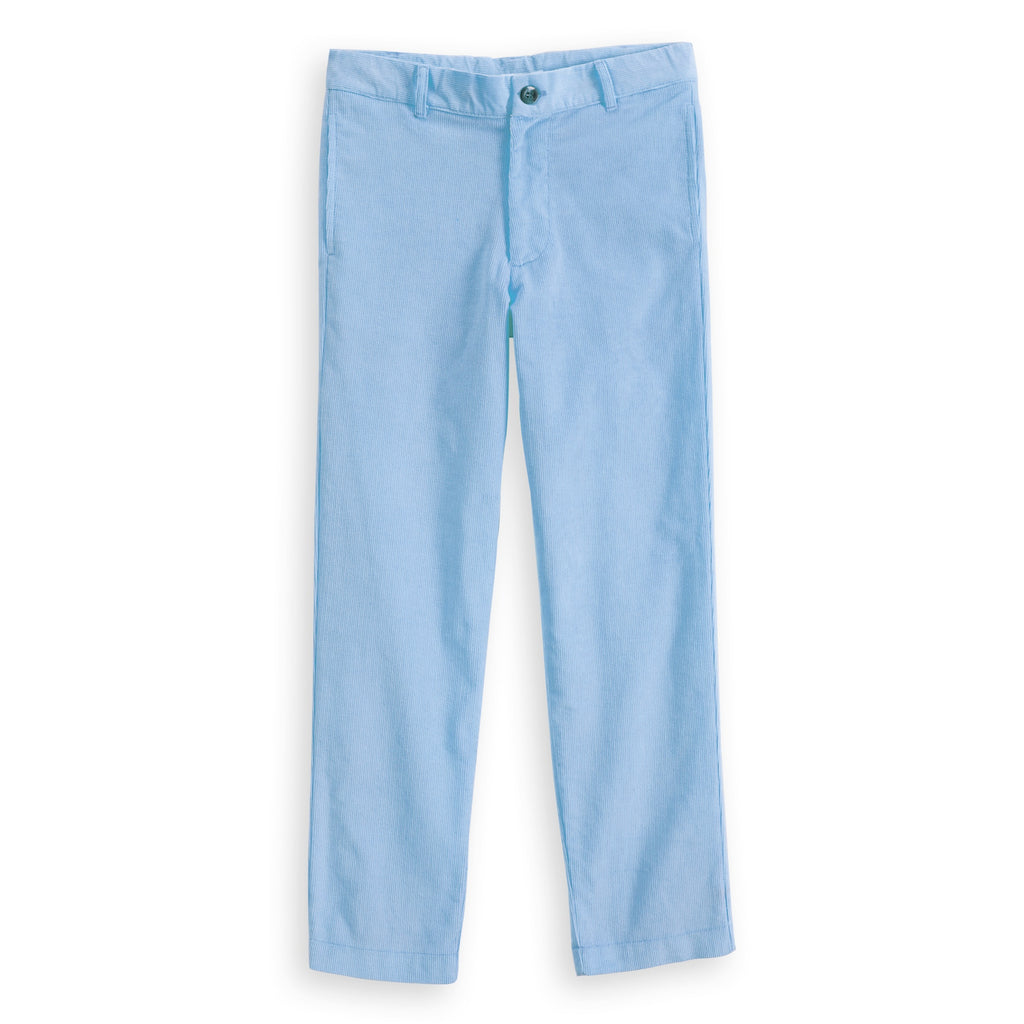blue Corduroy Boy's Slim Pant