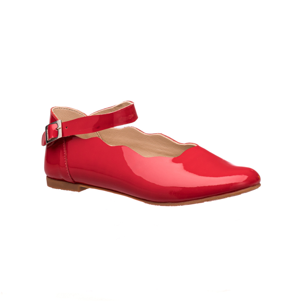 Elephantito Ondina Flats Red Patent