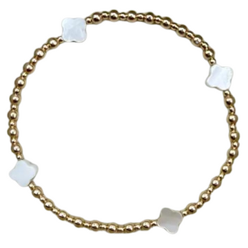 Clover Bracelet -- Gold