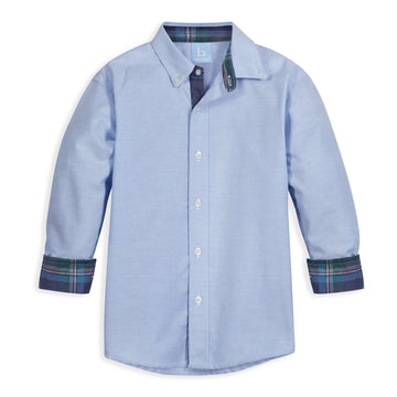 Chapman Buttondown Shirt -- Blue w/ Phoenix Plaid
