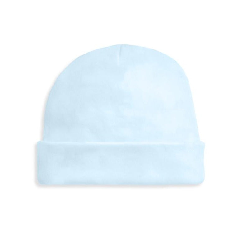 baby boy's blue pima hat