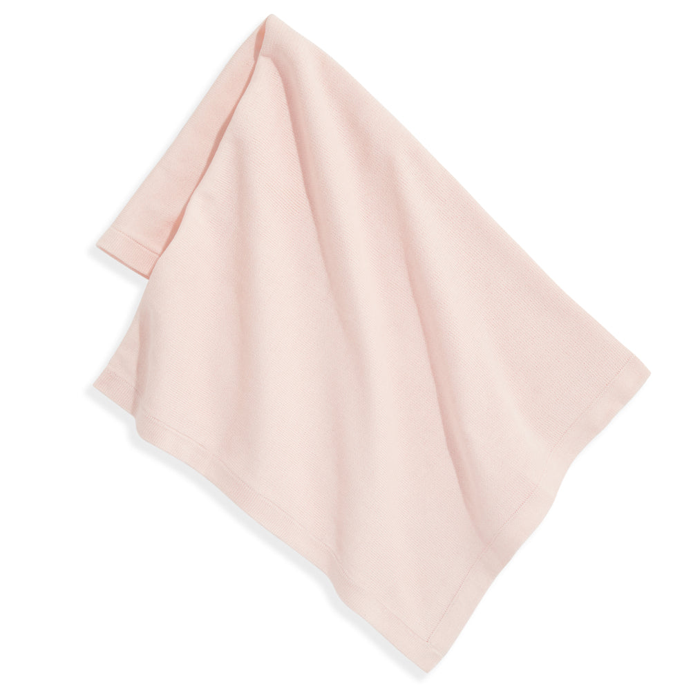 baby mercerized pima blanket in pink