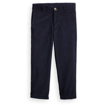 Navy Cord Boy's Corduroy Slim Pant
