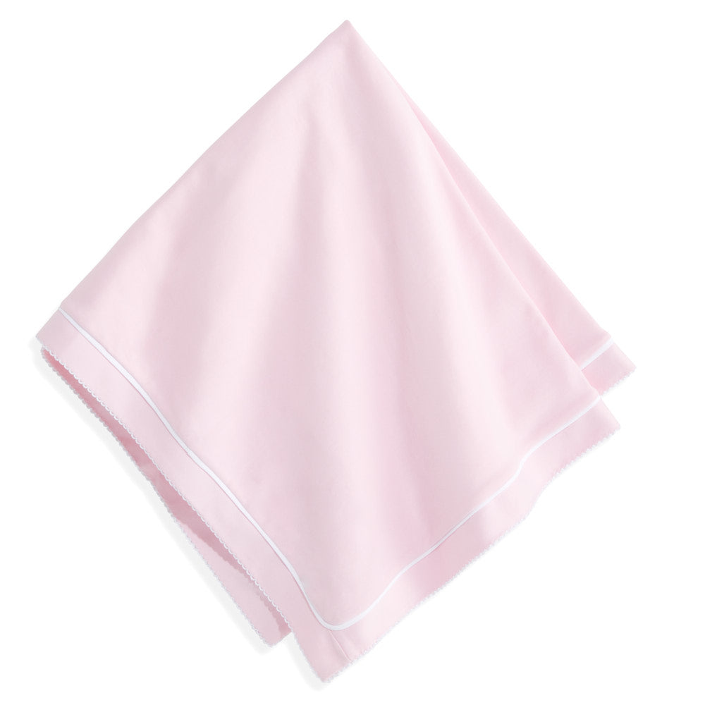 pink pima blanket for baby