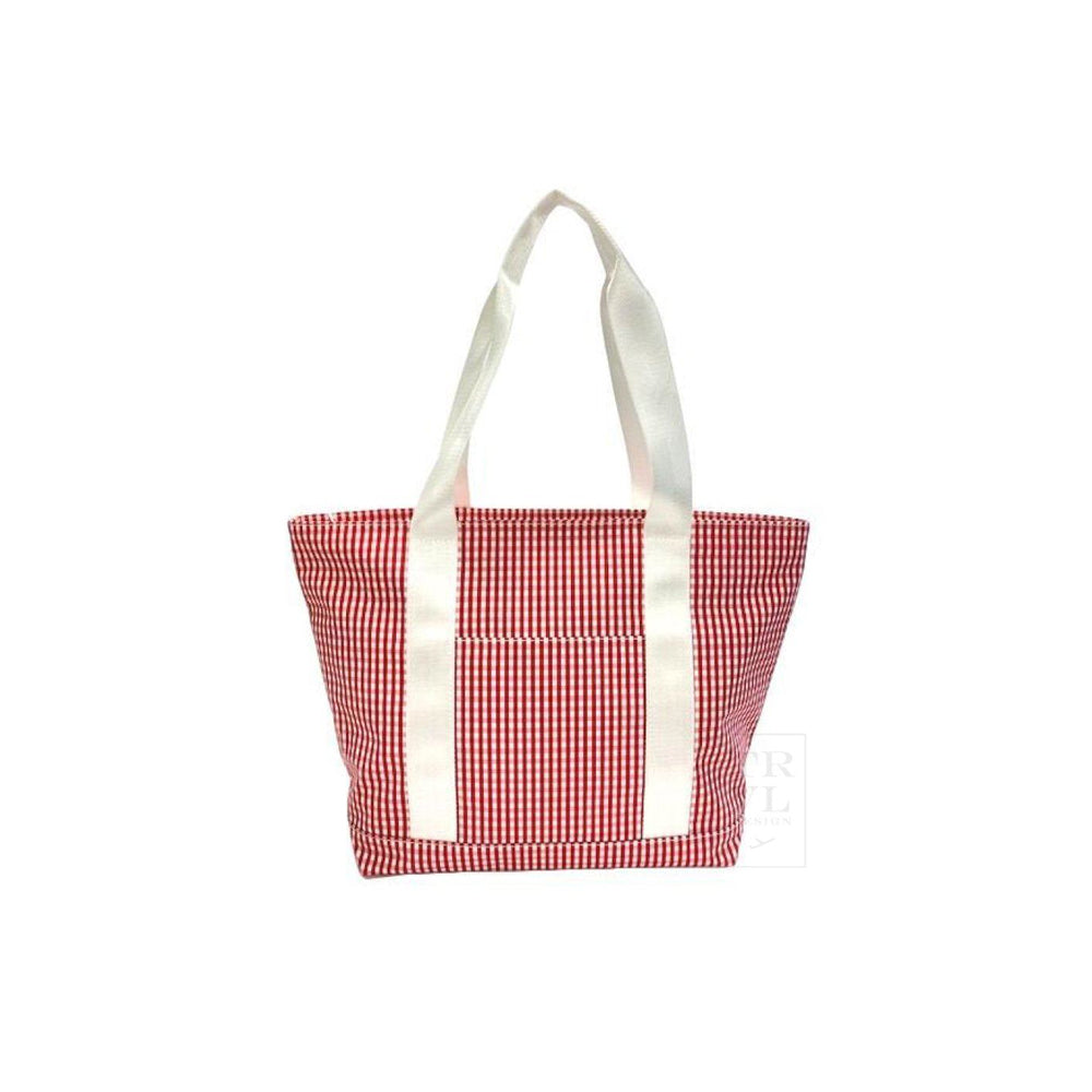 Gingham Red TRVL Classic Tote