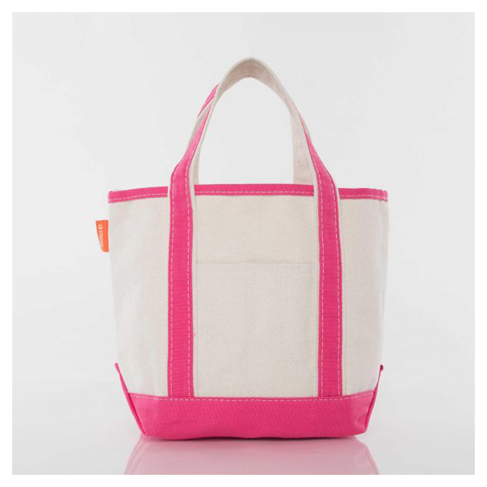 Hot Pink Open top tote bag