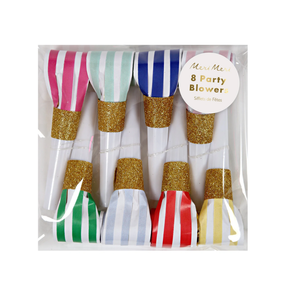 Bright Stripe Party Blowers Children's Festive Party Favors