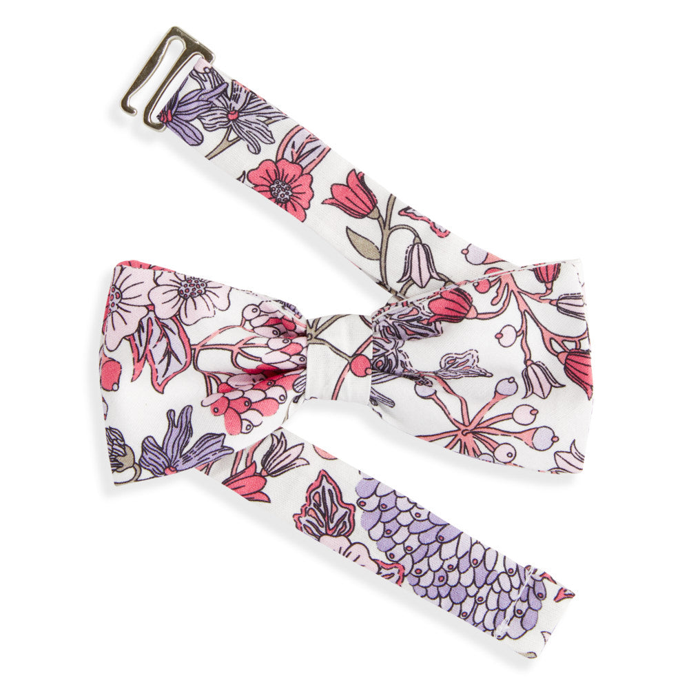Lilac Fields Print Bow Tie