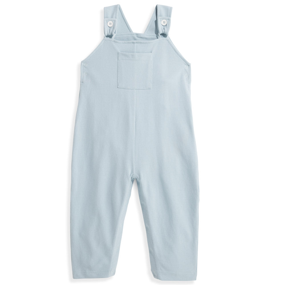 Moody Blue Pique Overall